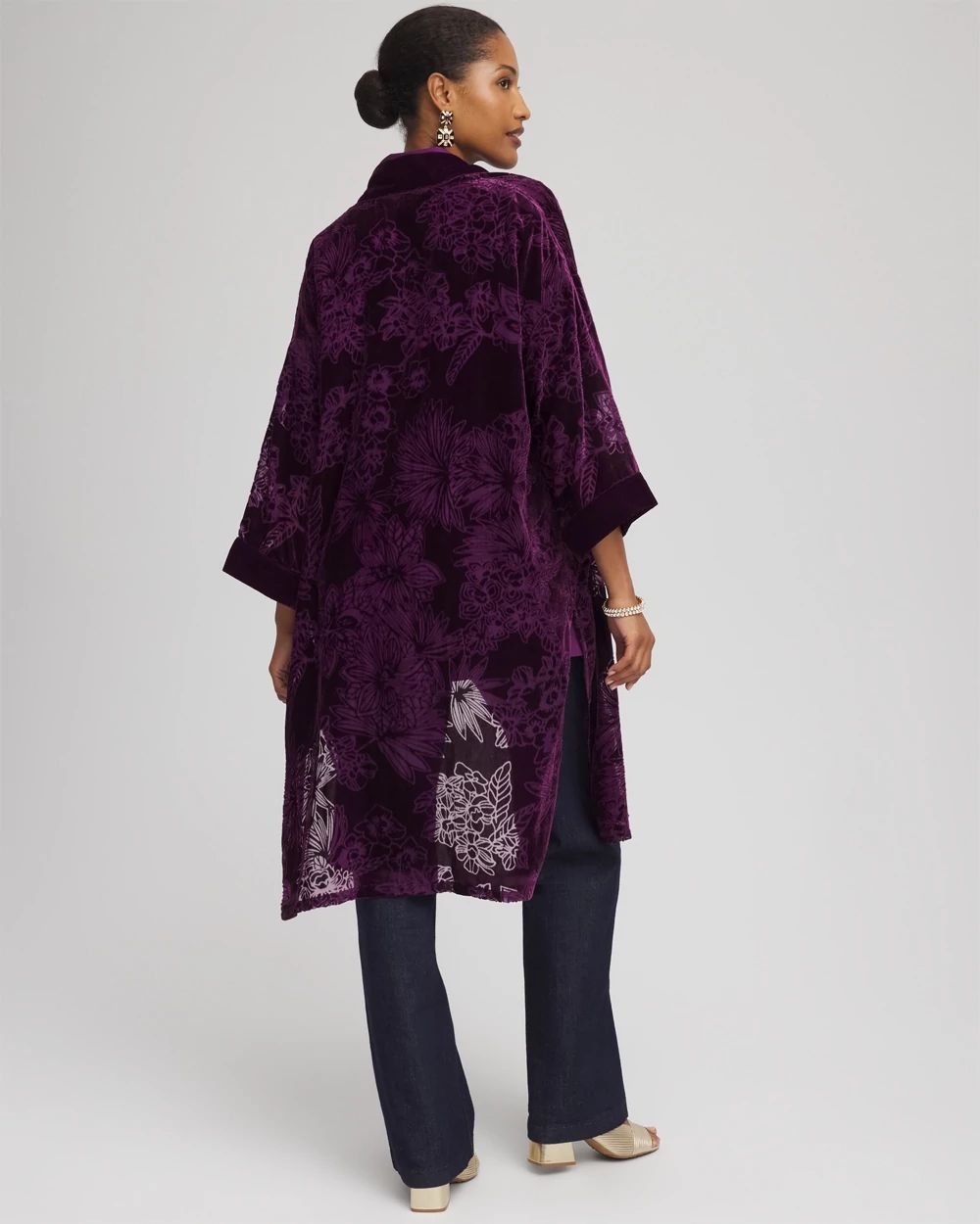 Floral Burnout Kimono | Chico's